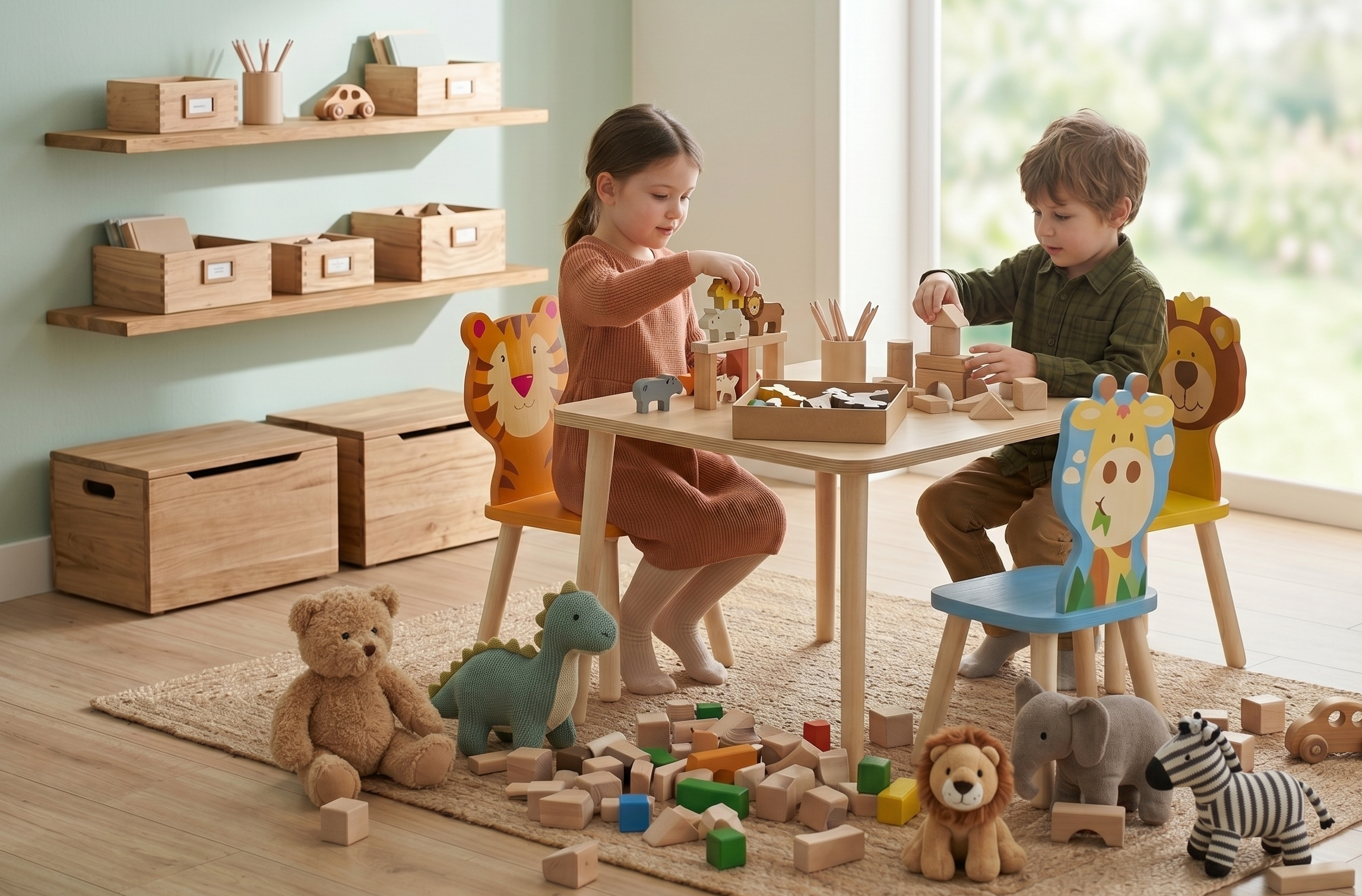 Holz darf mitspielen. Und bleiben.