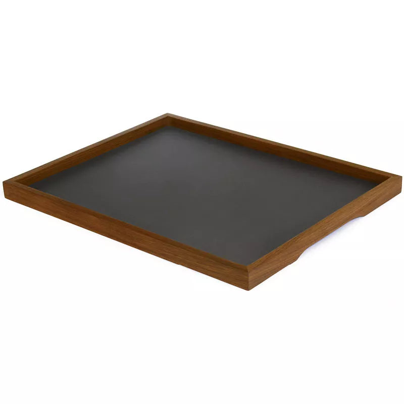 Grosses Serviertablett „Basic L“ aus geöltem Nussbaumholz – 50 × 39,5 cm