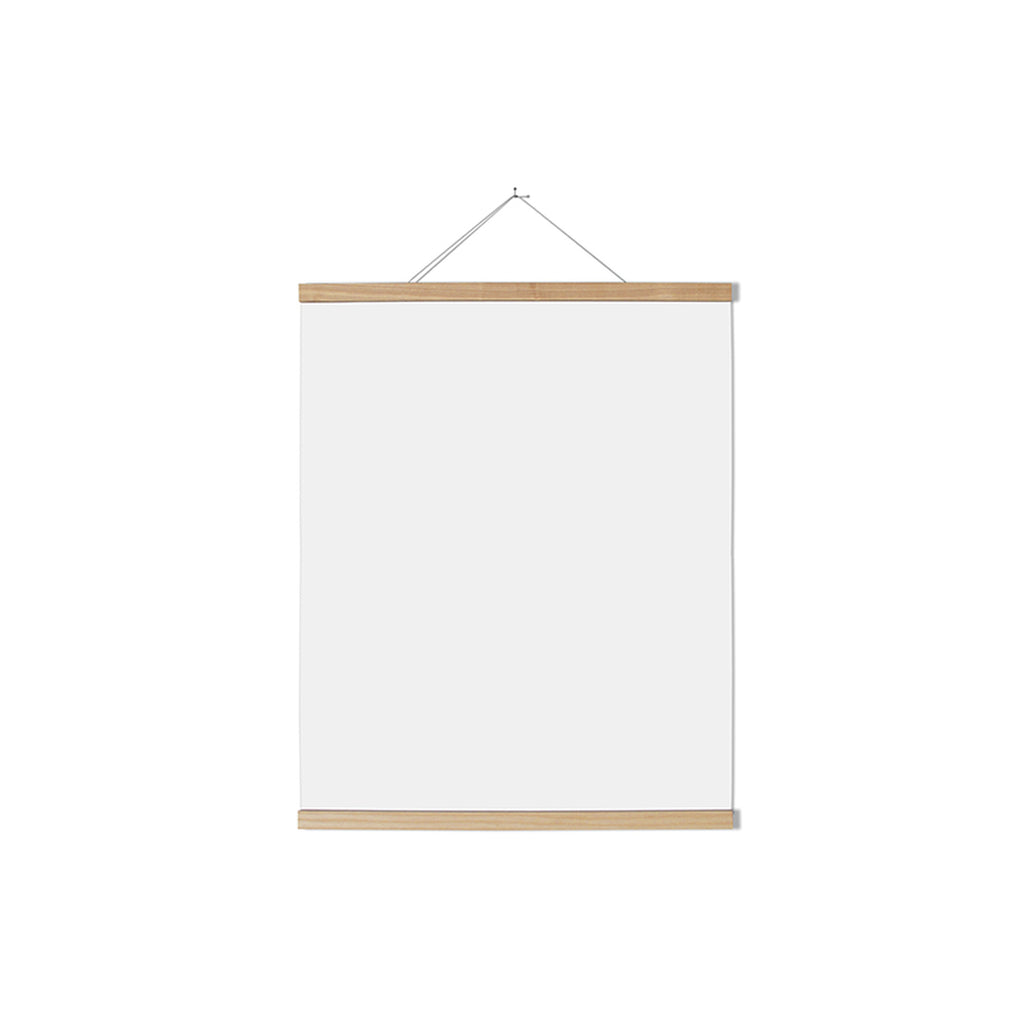 Magnetische Leiste aus Eichenholz für Poster und Bilder in 50 cm