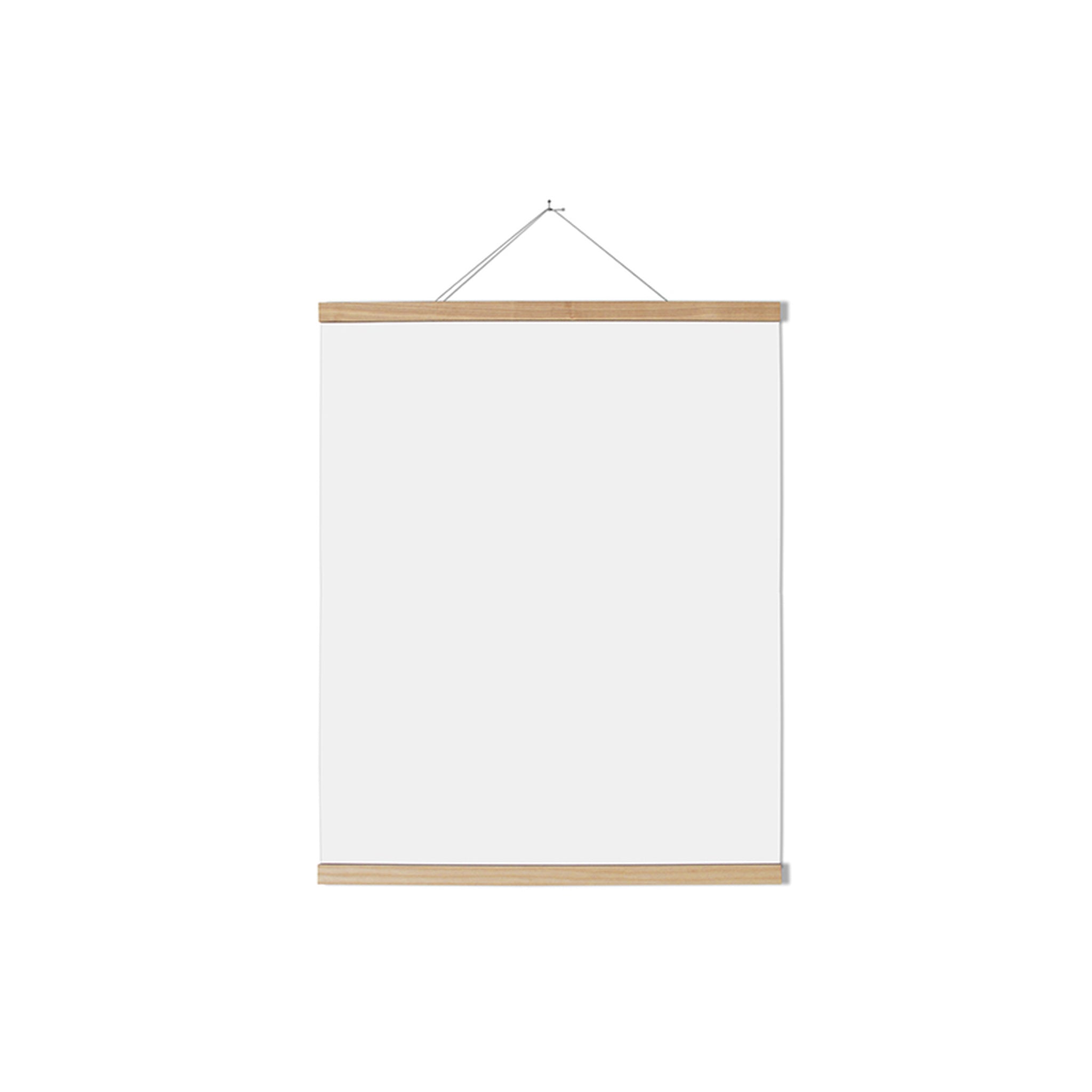 Magnetische Leiste aus Eichenholz für Poster und Bilder in 50 cm