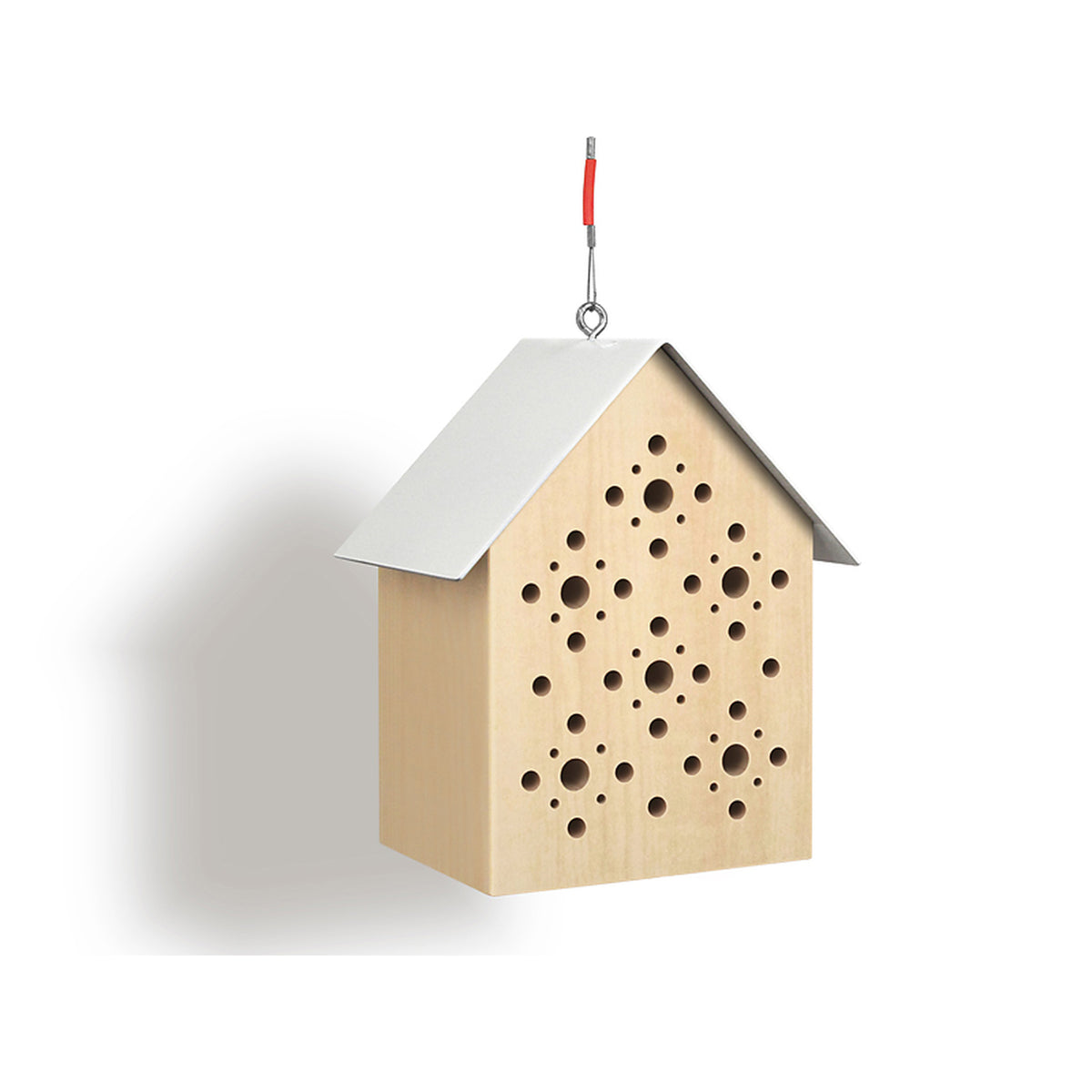 Bienenhotel „Bee’s Inn“ aus Massivholz für Garten und Balkon