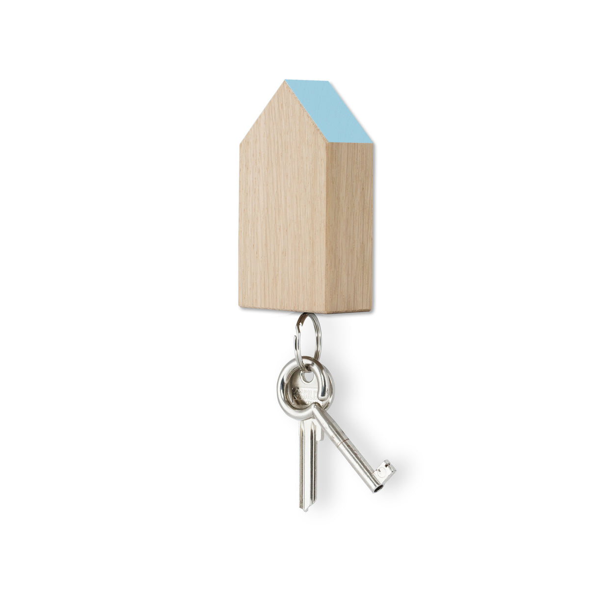 Magnetischer Schlüsselhalter „Magnetic“ aus Holz Farbe blau