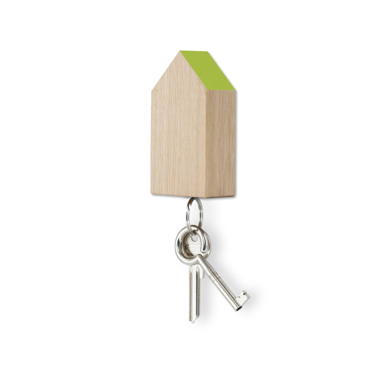 Magnetischer Schlüsselhalter „Magnetic“ aus Holz Farbe grün