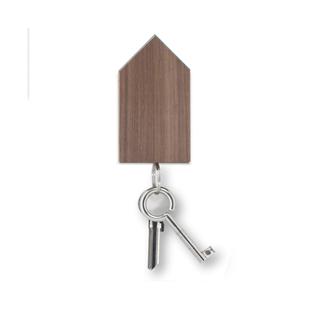 Magnetischer Schlüsselhalter „Magnetic“ aus Nussbaumholz natur