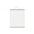 Holzleiste aus Esche mit Magneten für Poster und Bilder in 60 cm