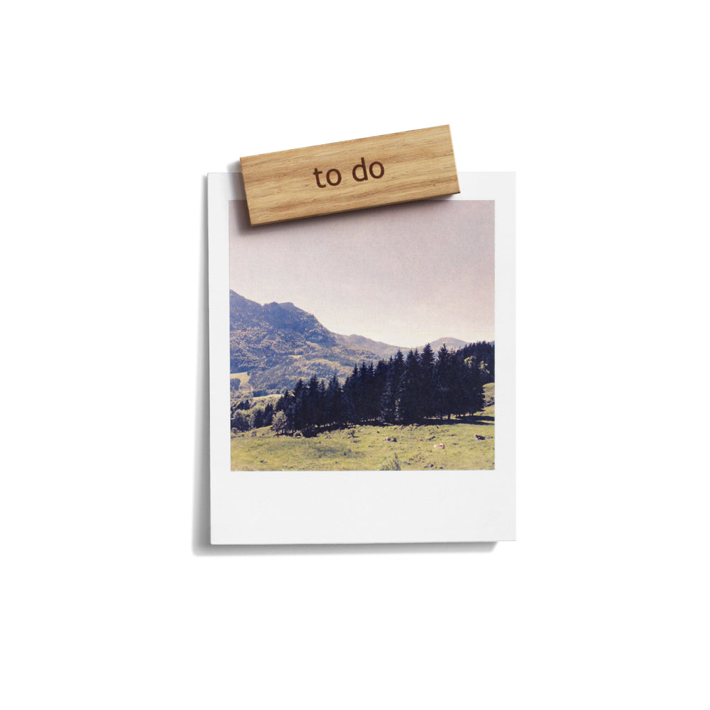 Holzmagnete Words für Notizen, Fotos und Magnettafeln