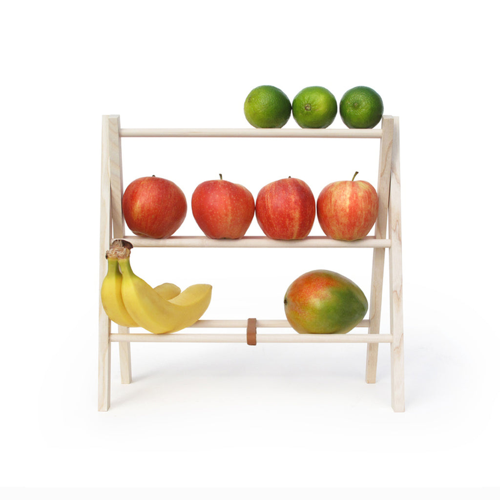 Obstregal „Fruits On Air“ aus Holz zur luftigen Obstaufbewahrung