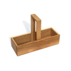 Tischbox für Essig und Öl aus Holz für Küche und Esstisch