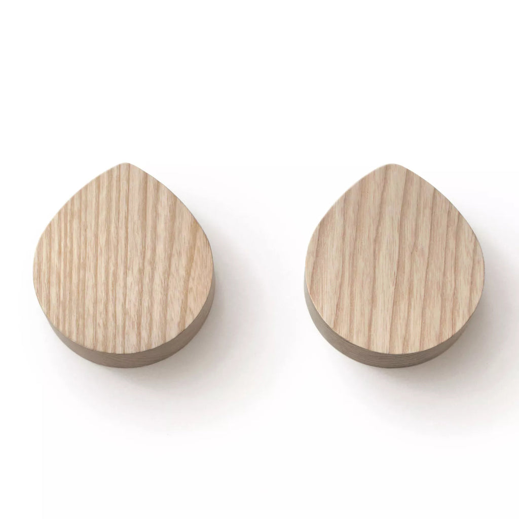 Wandhaken „Oi“ aus Eschenholz gross für Garderobe und Flur