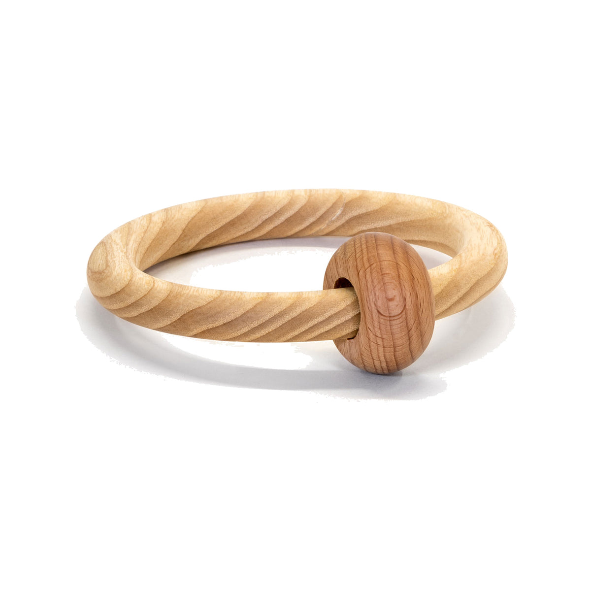 Baby-Greifling Ringkugel aus Holz ab 3 Monaten