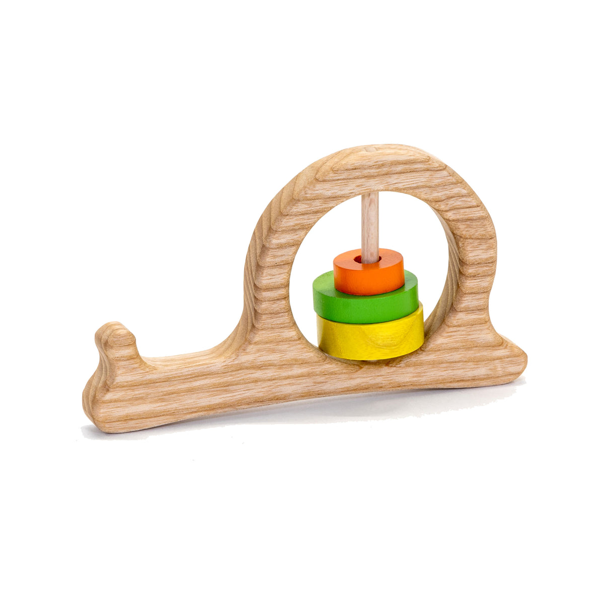 Baby-Greifling Schneggli color aus Holz ab 3 Monaten