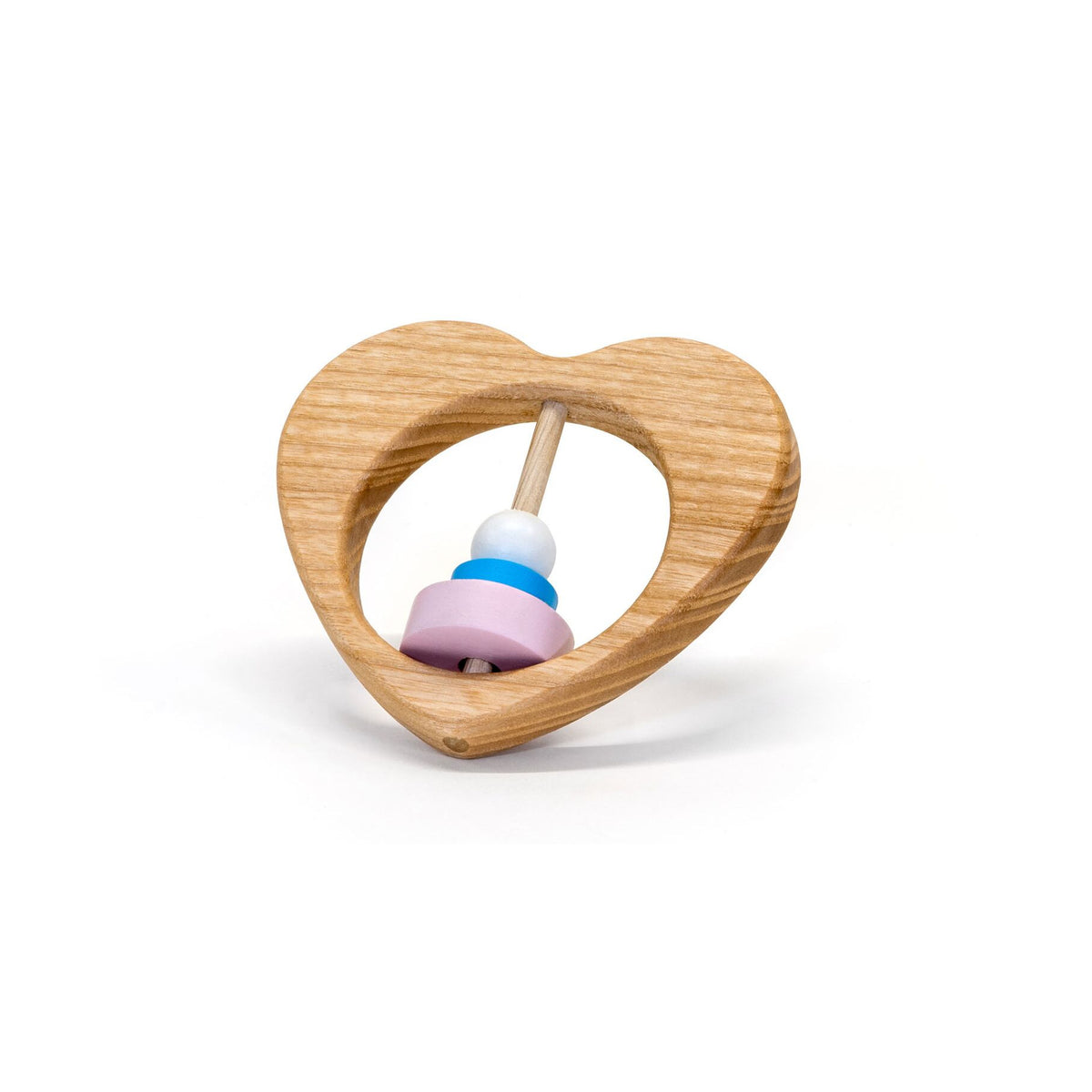 Baby-Greifling Herzli color aus Holz ab 3 Monaten
