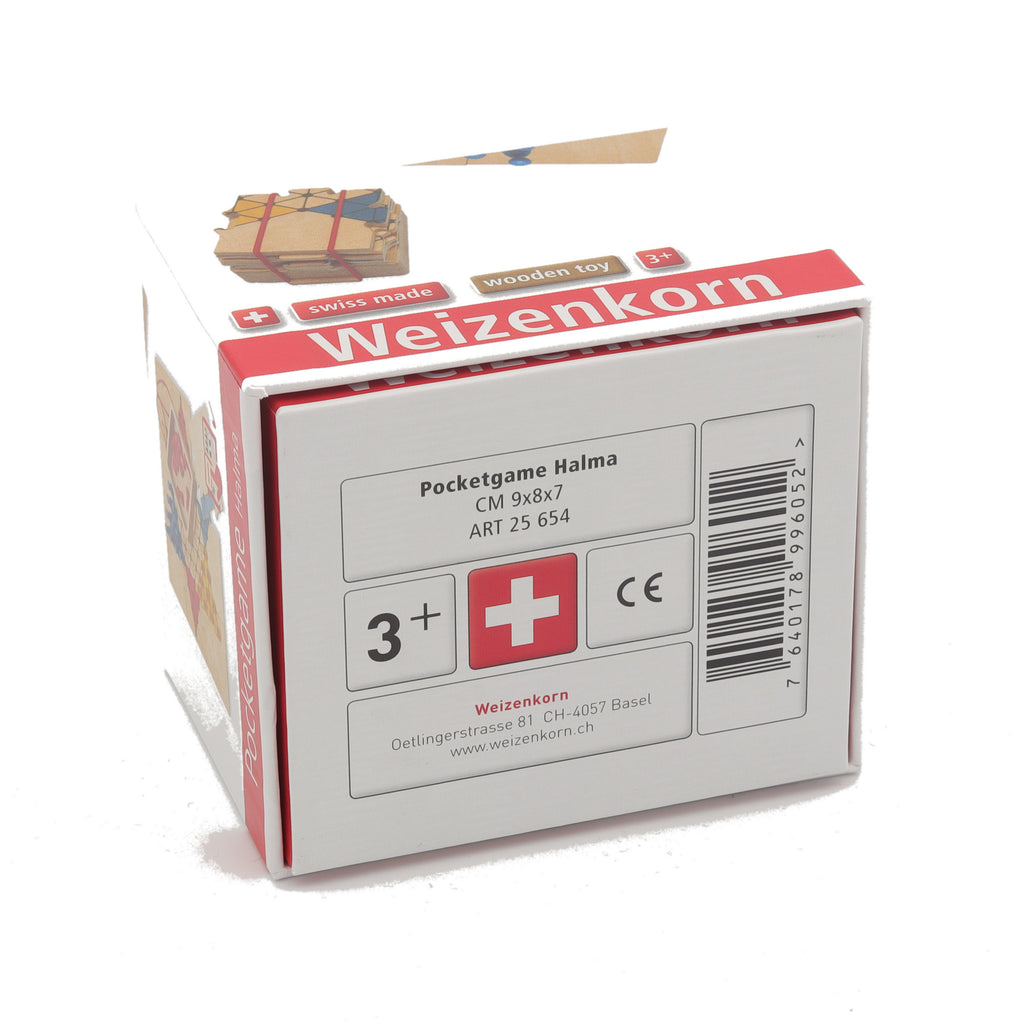 Reisespiel Halma aus Holz für Kinder ab 6 Jahren