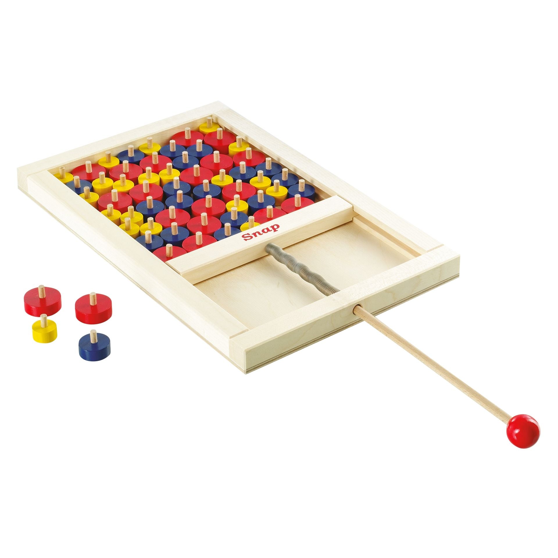 Snap Schnappspiel aus Holz – spannendes Geschicklichkeitsspiel für Kinder und Familien